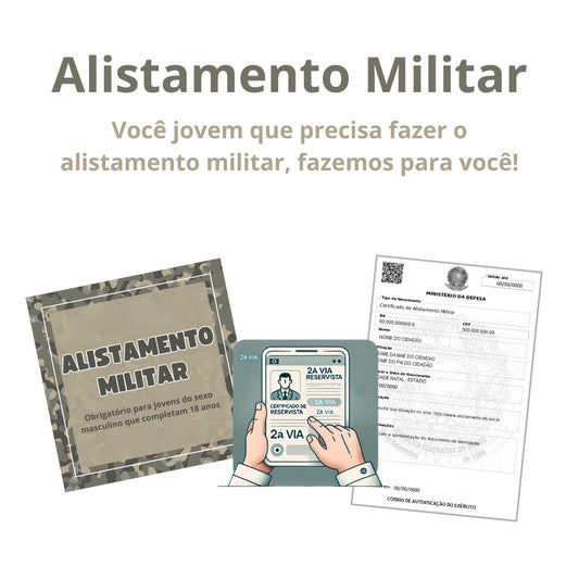 Alistamento Militar e Certificado de Dispensa de Incorporação